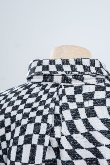 Cropped Checkered Shirt