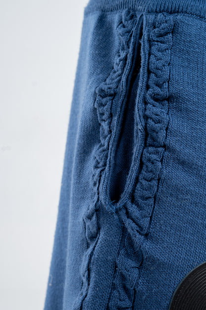 Knitted navy Shorts