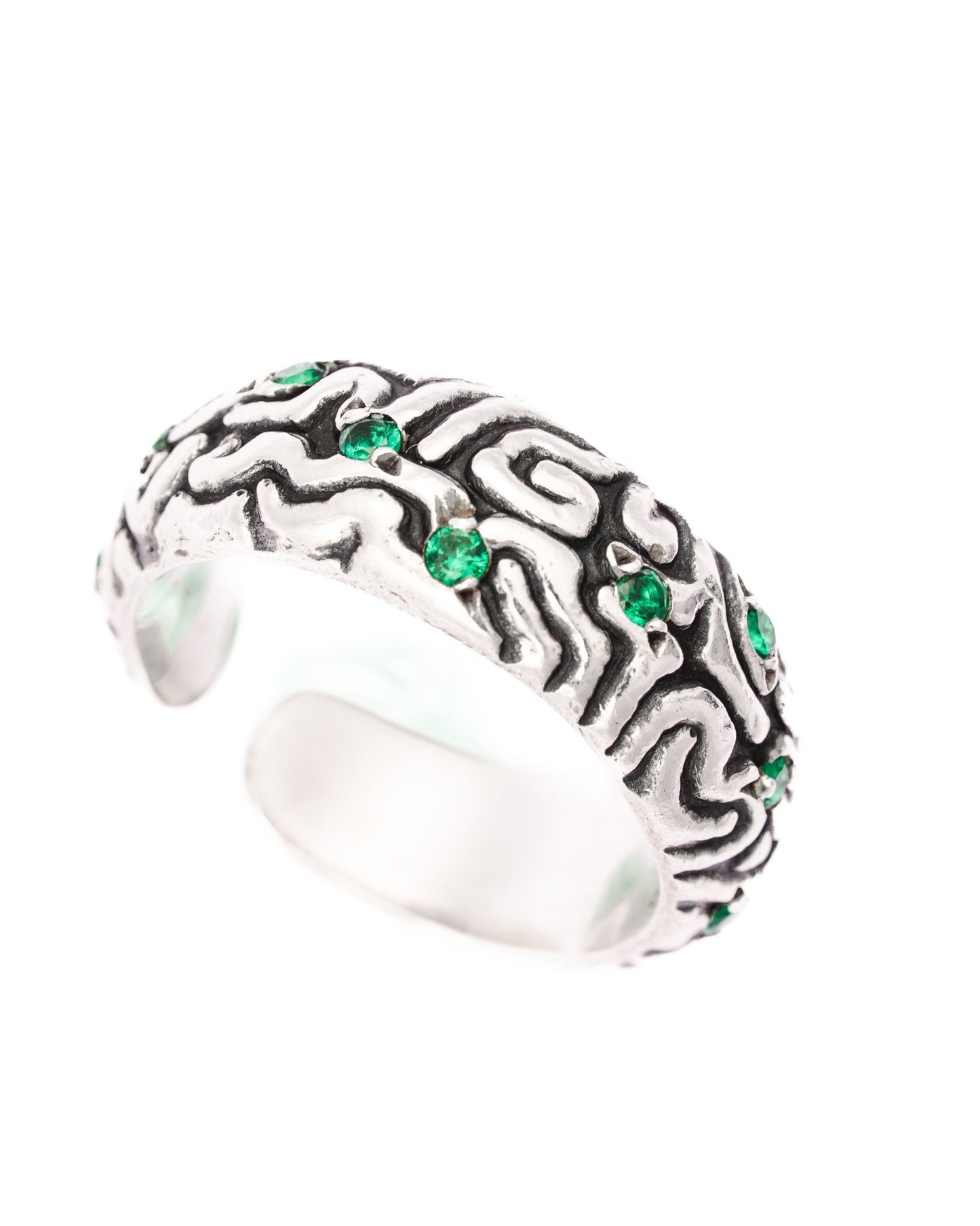 Emerald cortex Ring