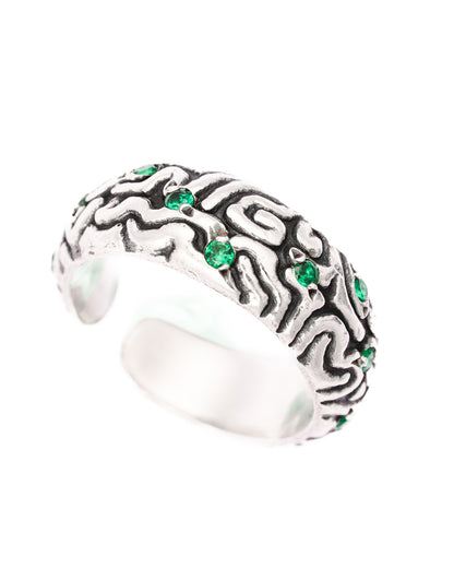 Emerald cortex Ring
