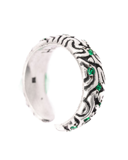 Emerald cortex Ring