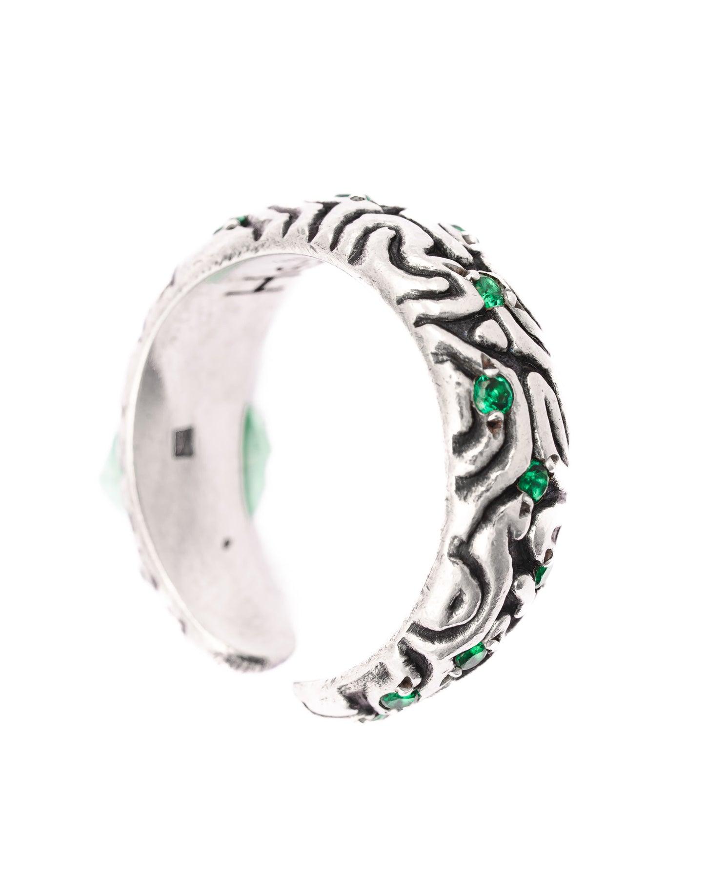 Emerald cortex Ring