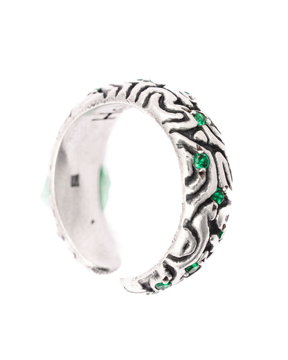 Emerald cortex Ring