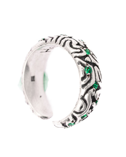 Emerald cortex Ring