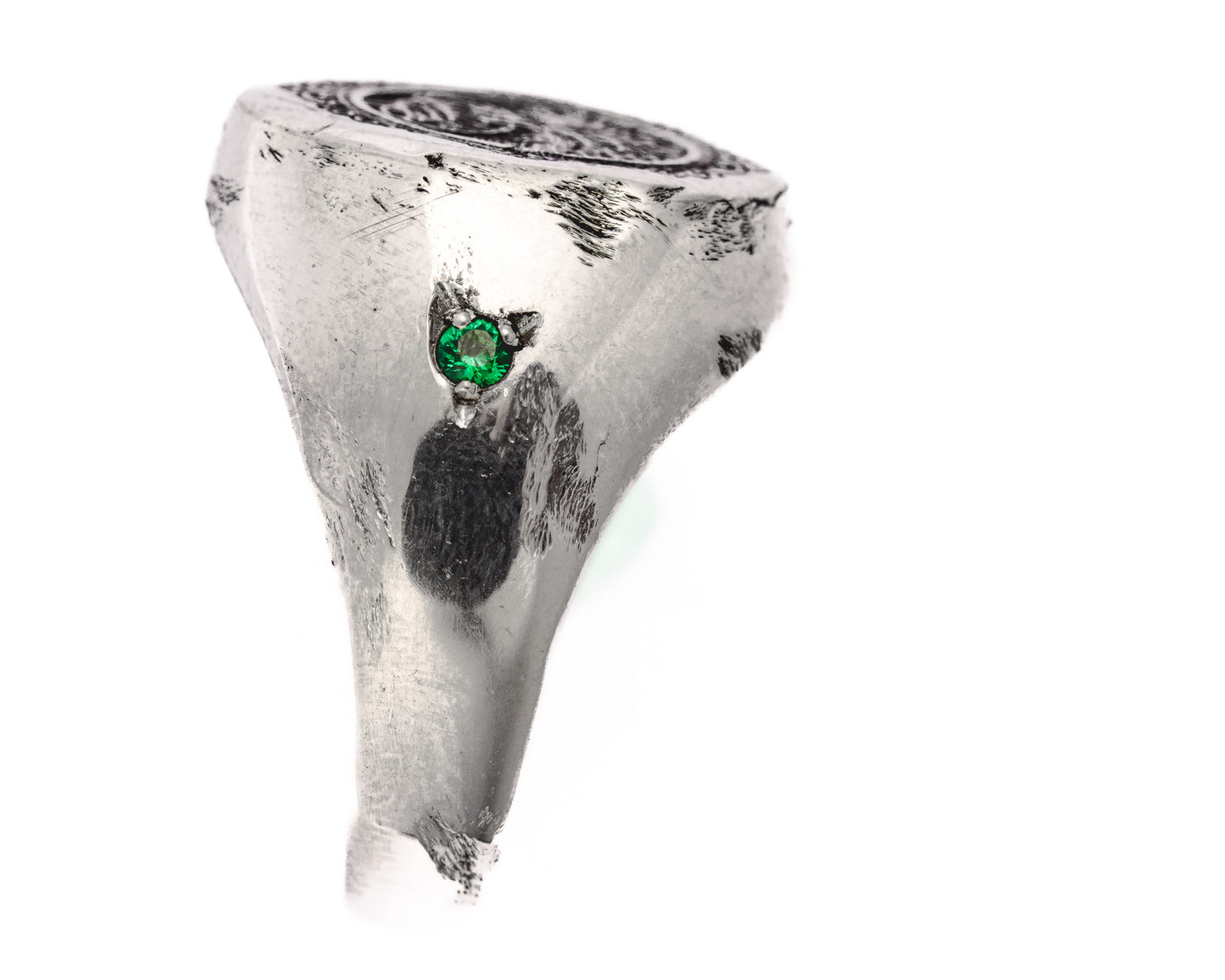 Emerald Branch Ring