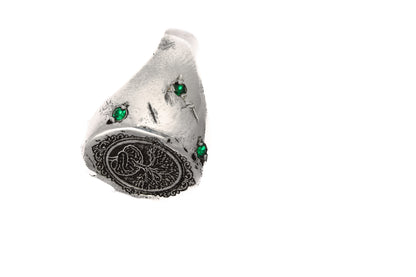 Emerald Branch Ring