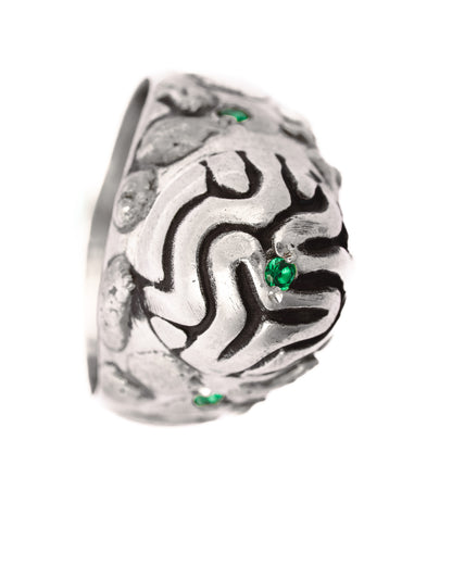 Emerald Sparks Ring