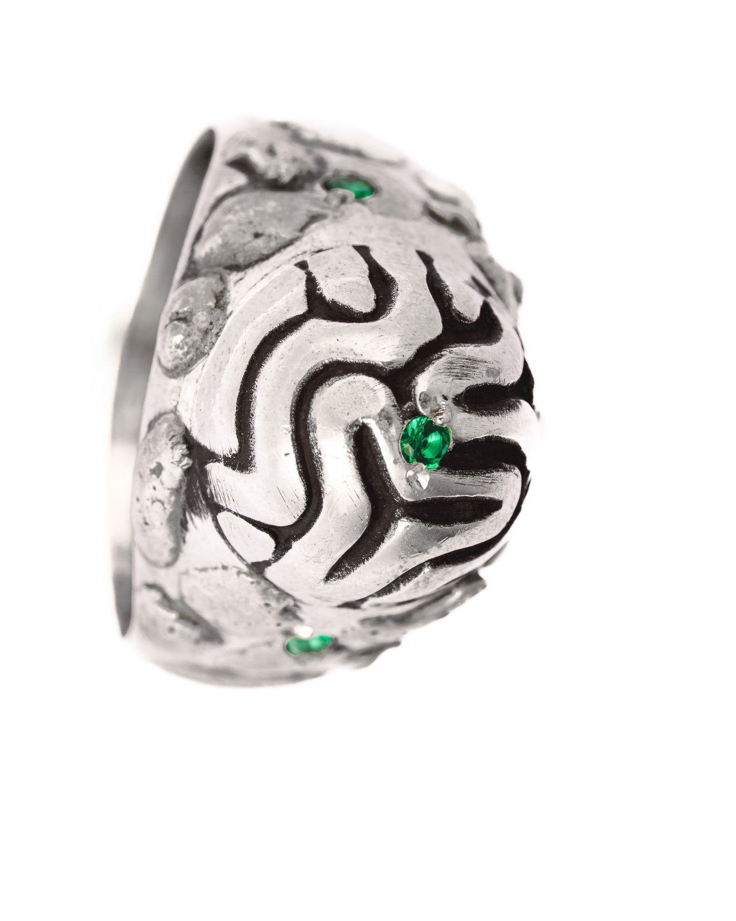 Emerald Sparks Ring