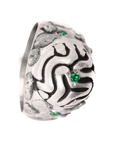 Emerald Sparks Ring