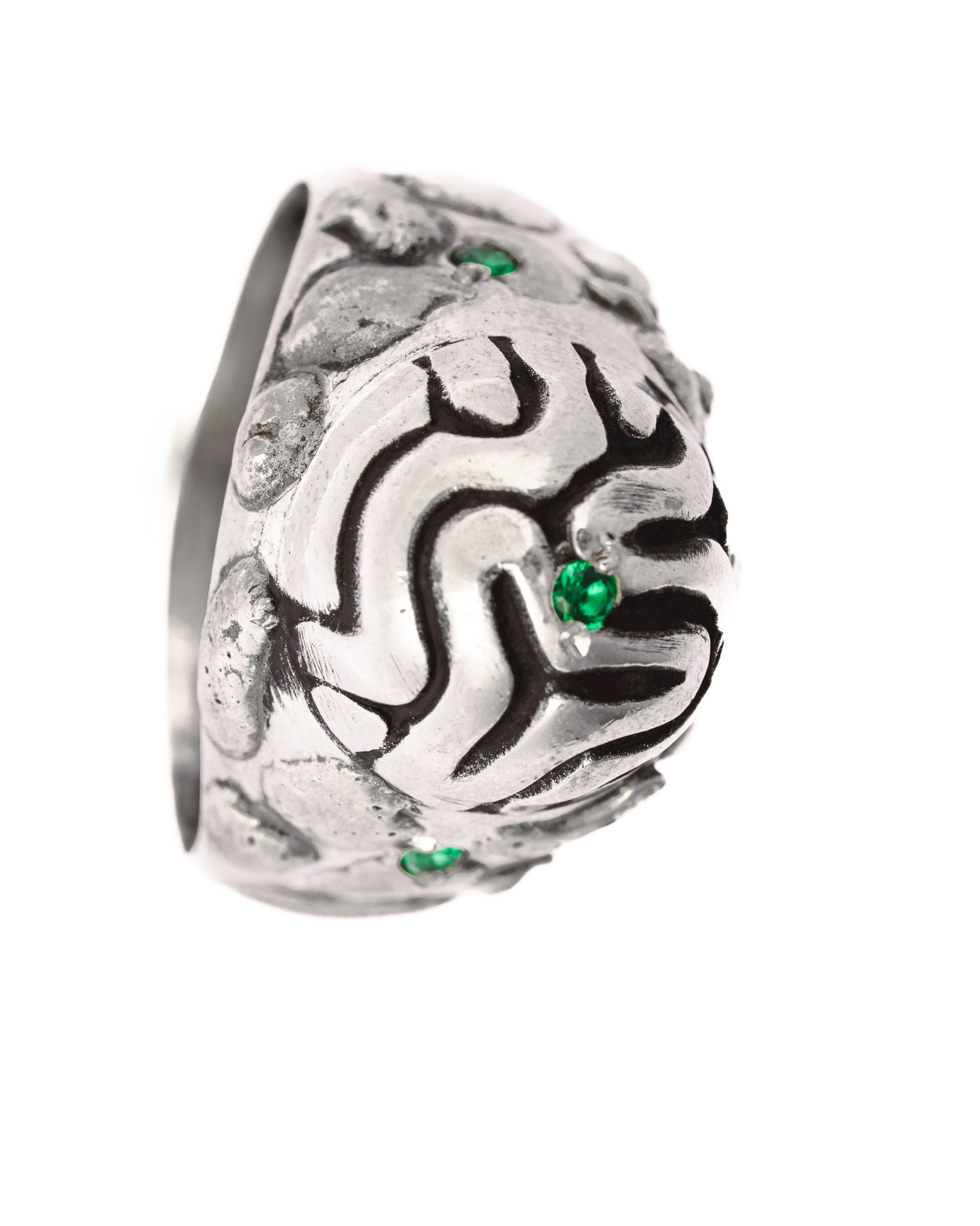 Emerald Sparks Ring