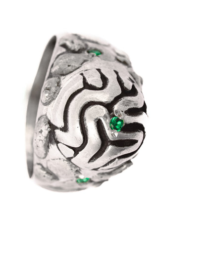 Emerald Sparks Ring