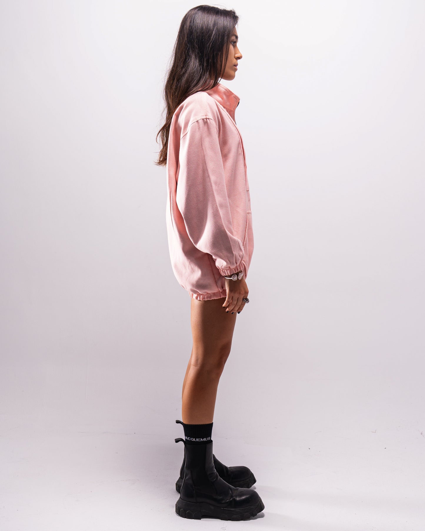Royal Pleats Half-Zip