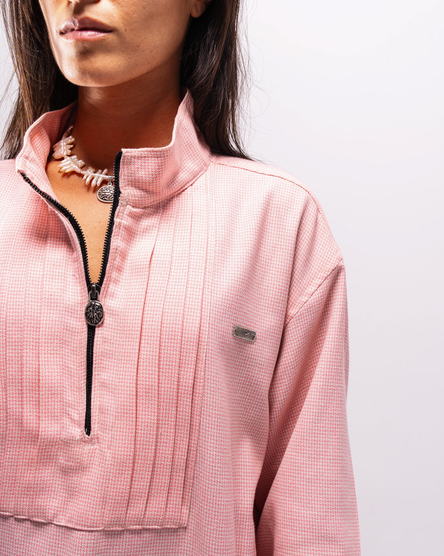 Royal Pleats Quarter Zip