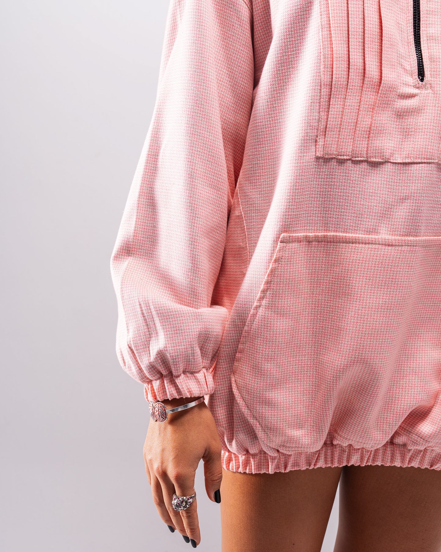 Royal Pleats Half-Zip