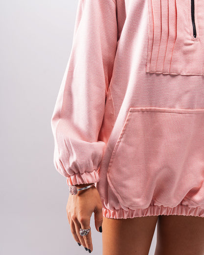 Royal Pleats Half-Zip