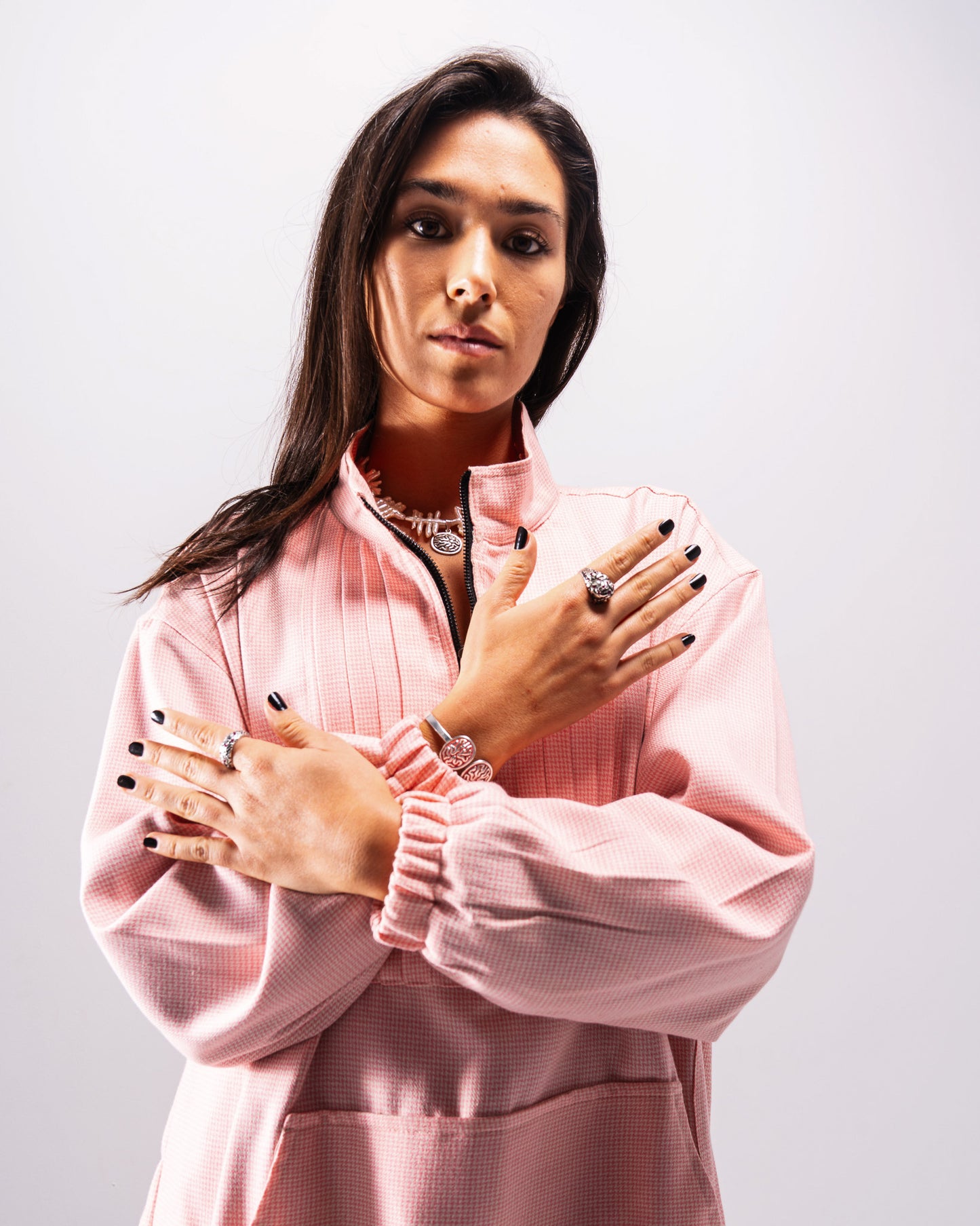 Royal Pleats Quarter Zip