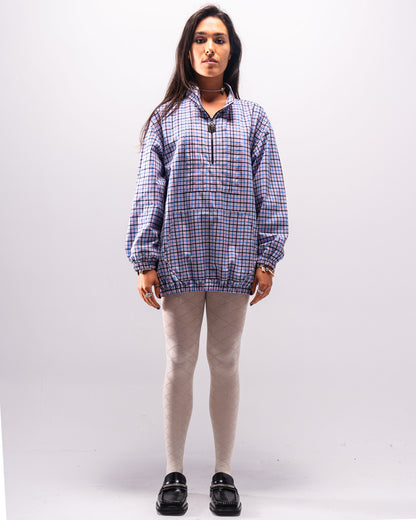 Silent Pleats Quarter Zip