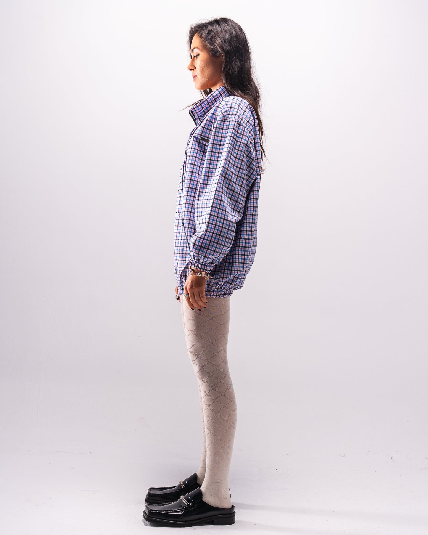 Silent Pleats Quarter Zip