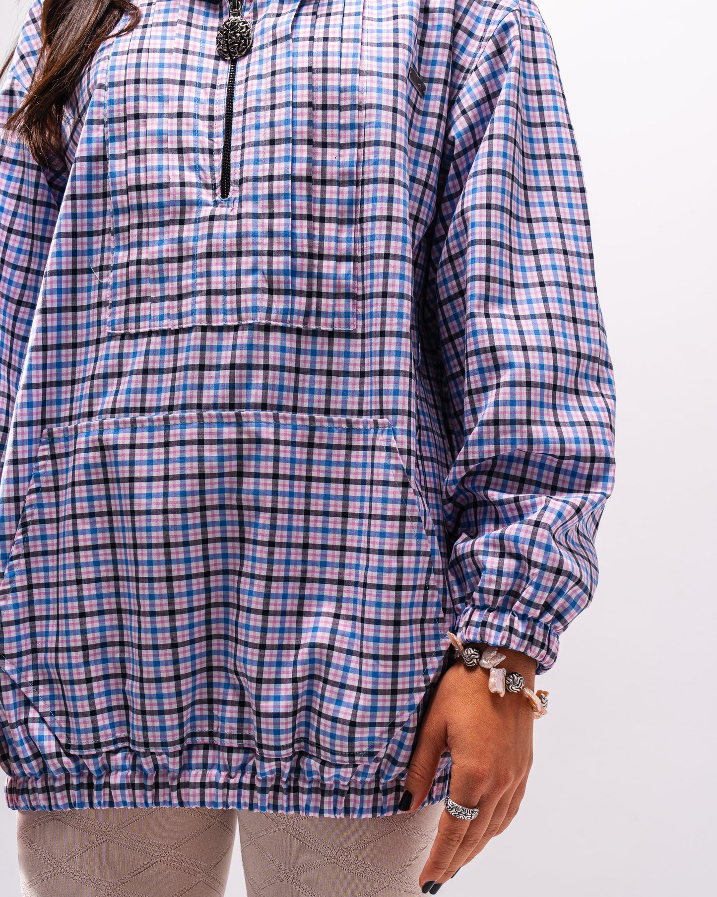 Silent Pleats Quarter Zip