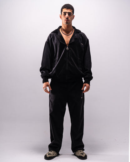 Cortex Collar Velour Zip-up