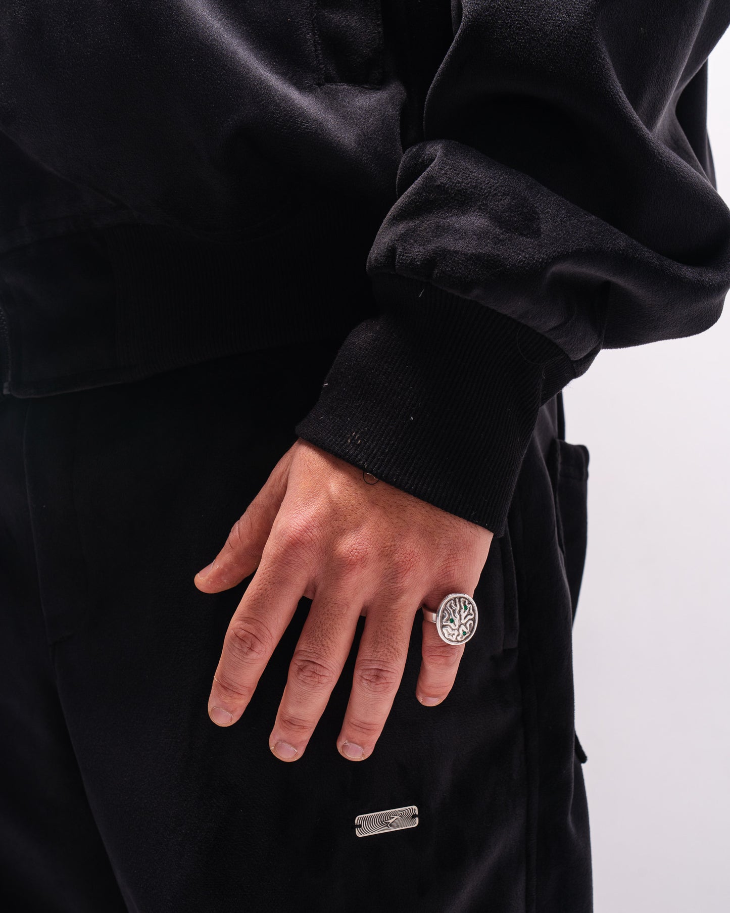 Cortex Collar Velour Zip-up