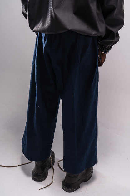 Flipped Denim Wide Pants