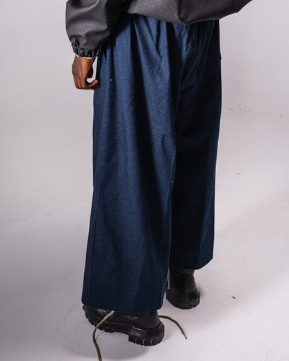 Flipped Denim Wide Pants