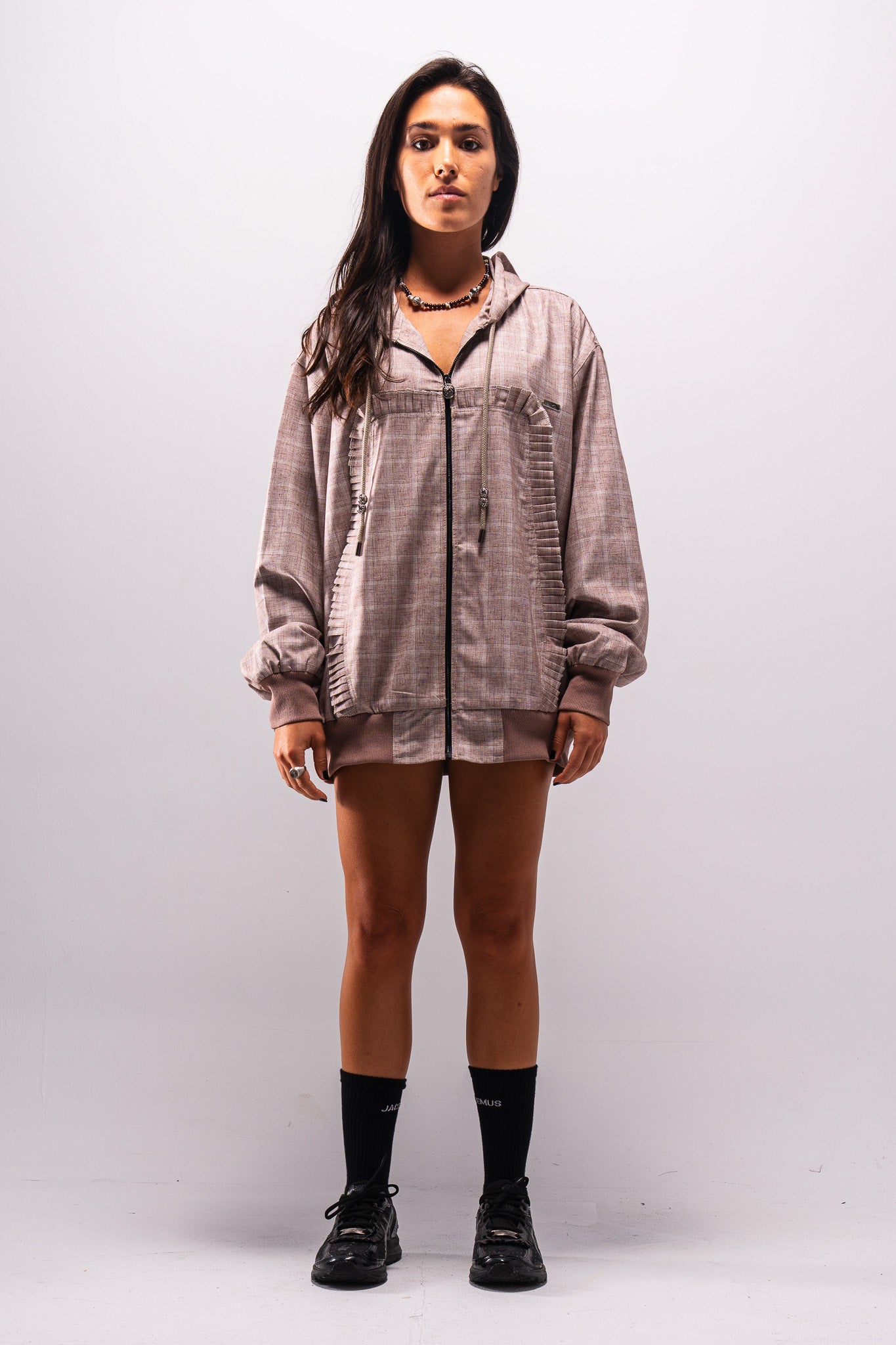 Ruffle Lover Zip-up