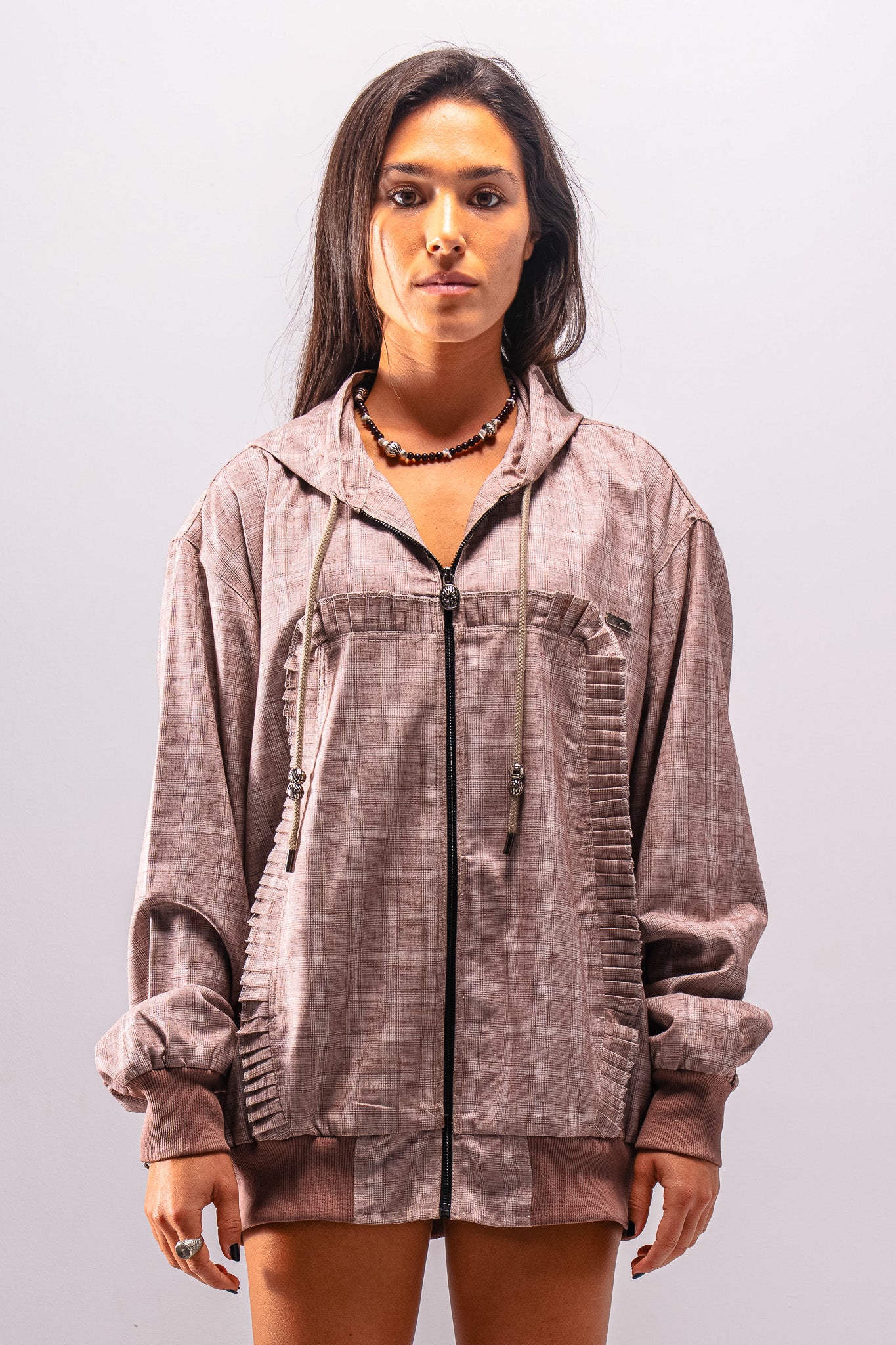 Ruffle Lover Zip-up