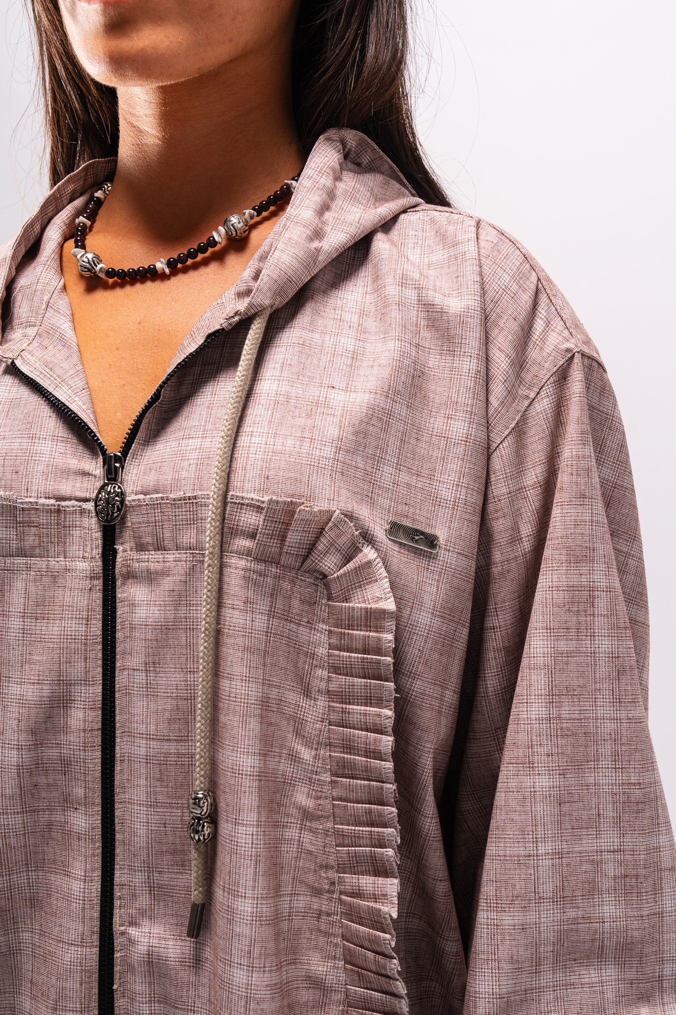 Ruffle Lover Zip-up