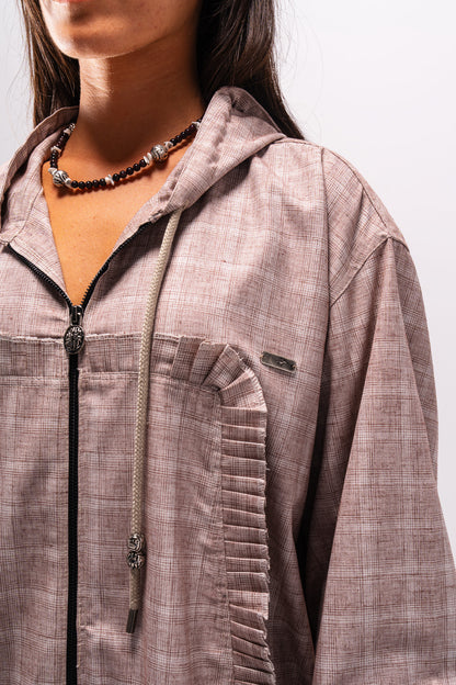 Ruffle Lover Zip-up