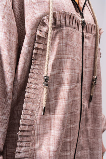 Ruffle Lover Zip-up