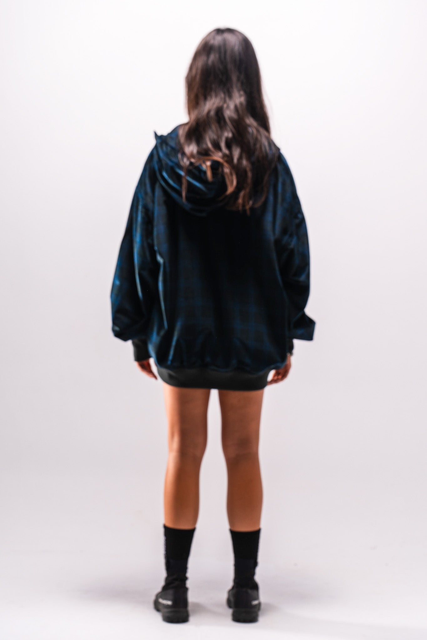 Cortex Collar Velvet Zip-up