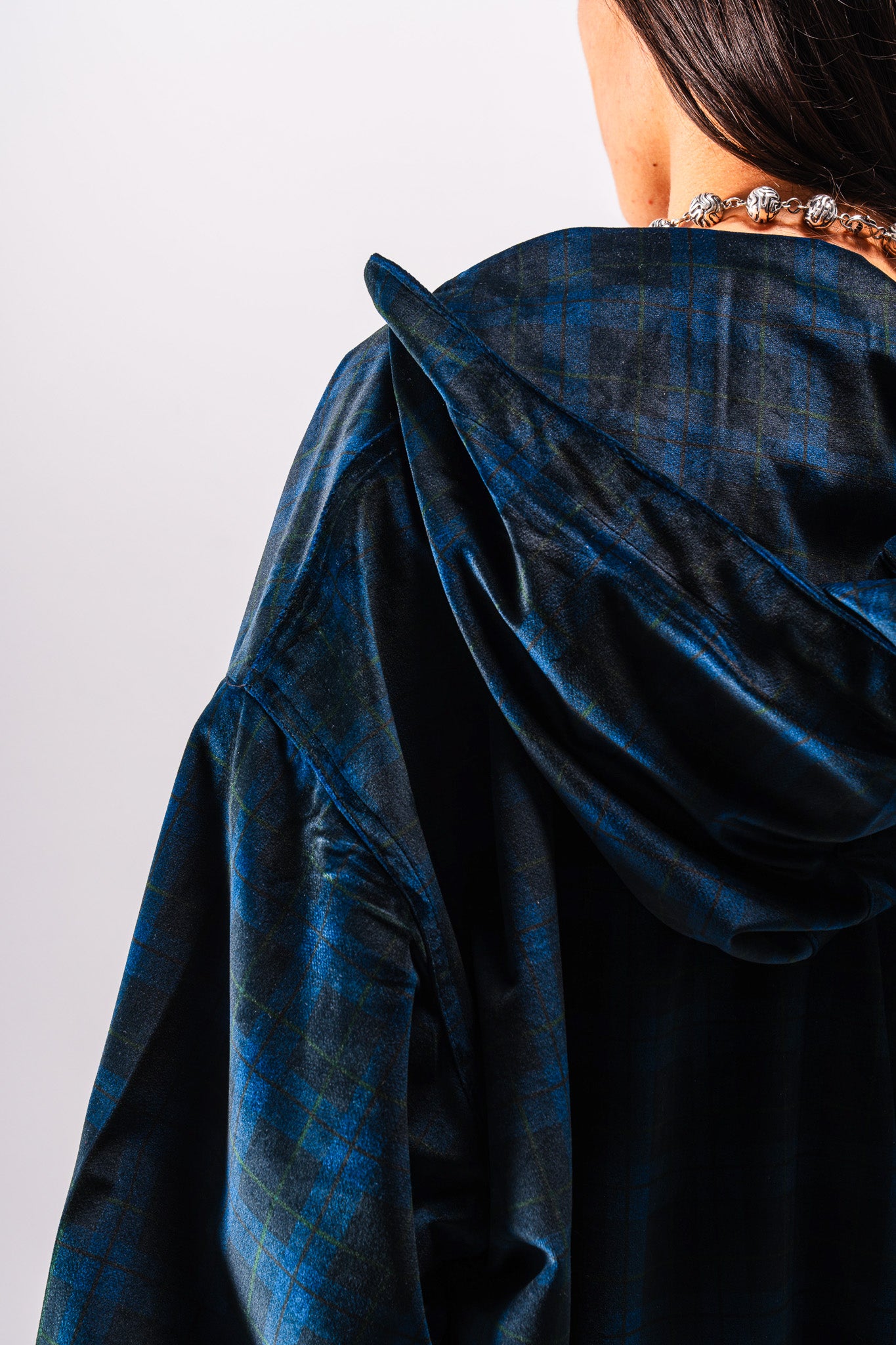Cortex Collar Velvet Zip-up