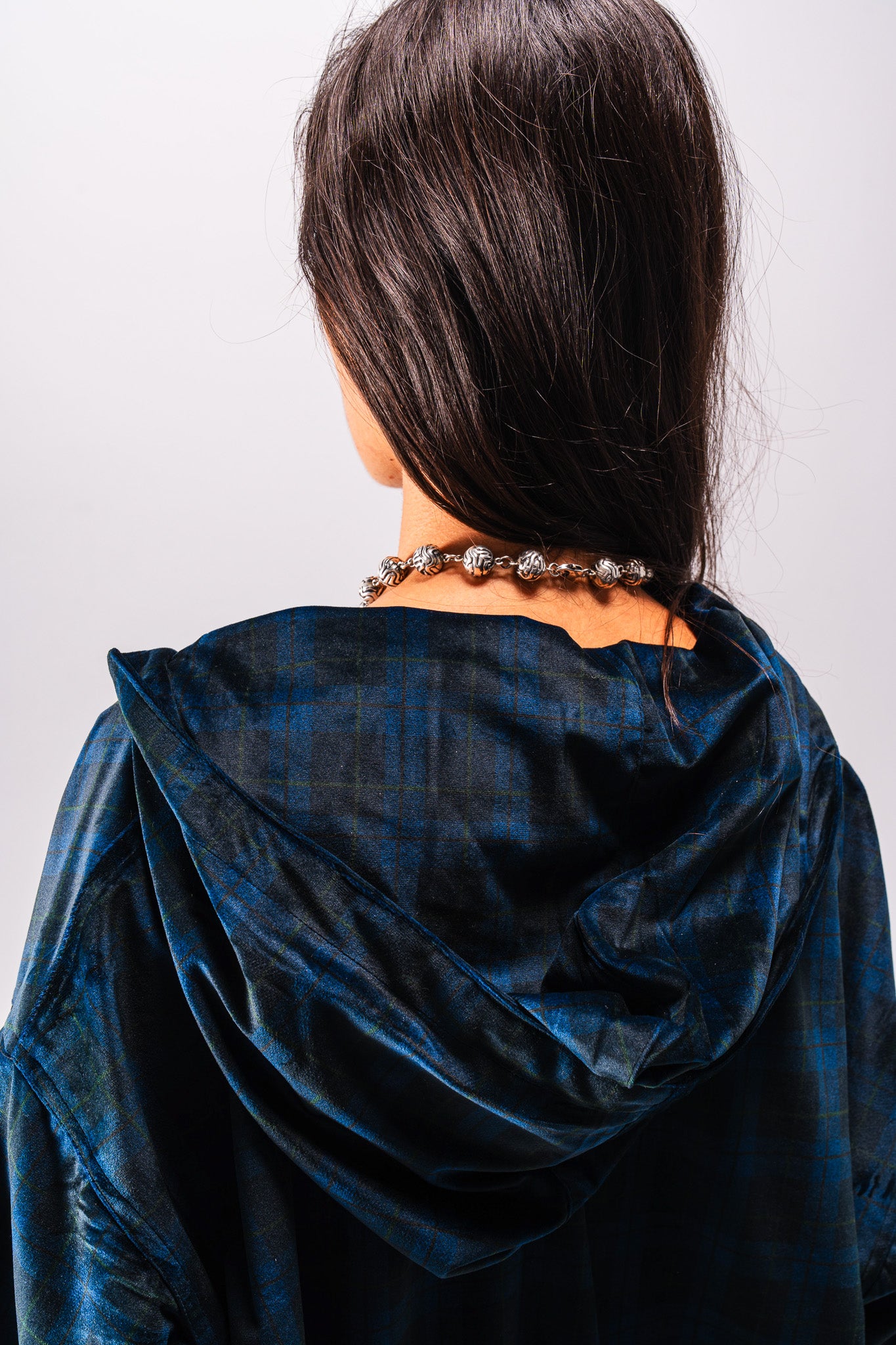Cortex Collar Velvet Zip-up