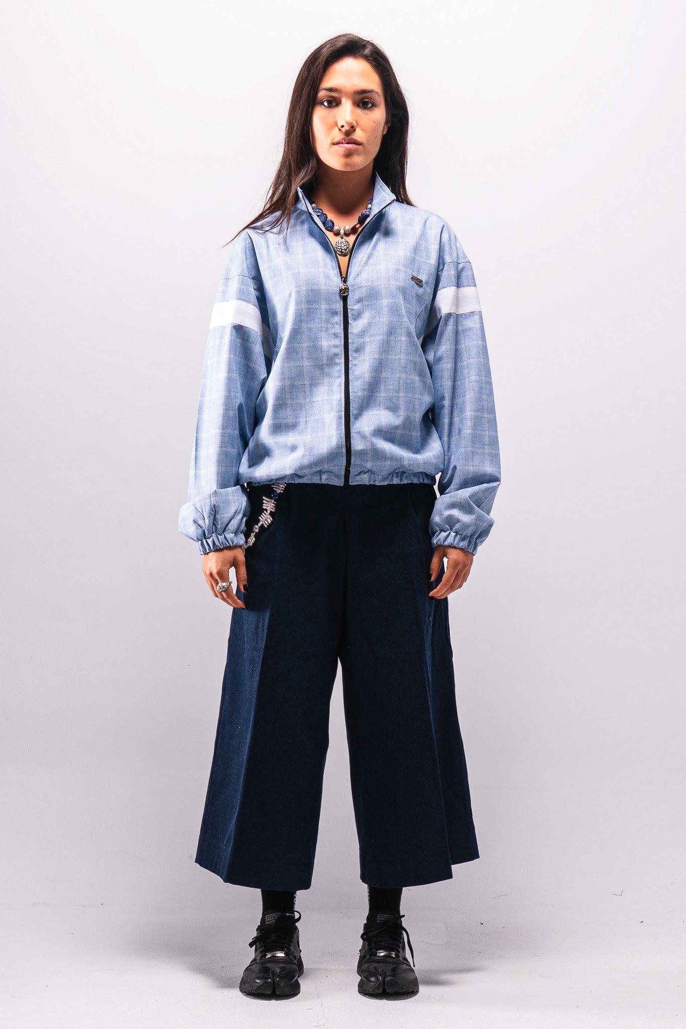 Flipped Denim Wide Pants
