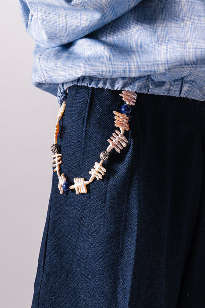 Flipped Denim Wide Pants