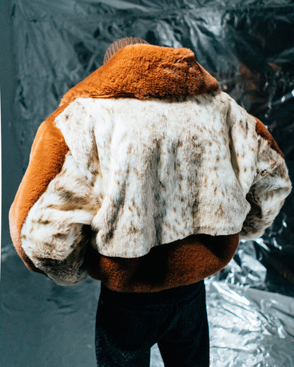Brown/Wolf Fur Storm Half-zip