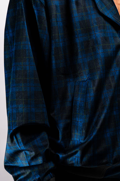 Cortex Collar Velvet Zip-up