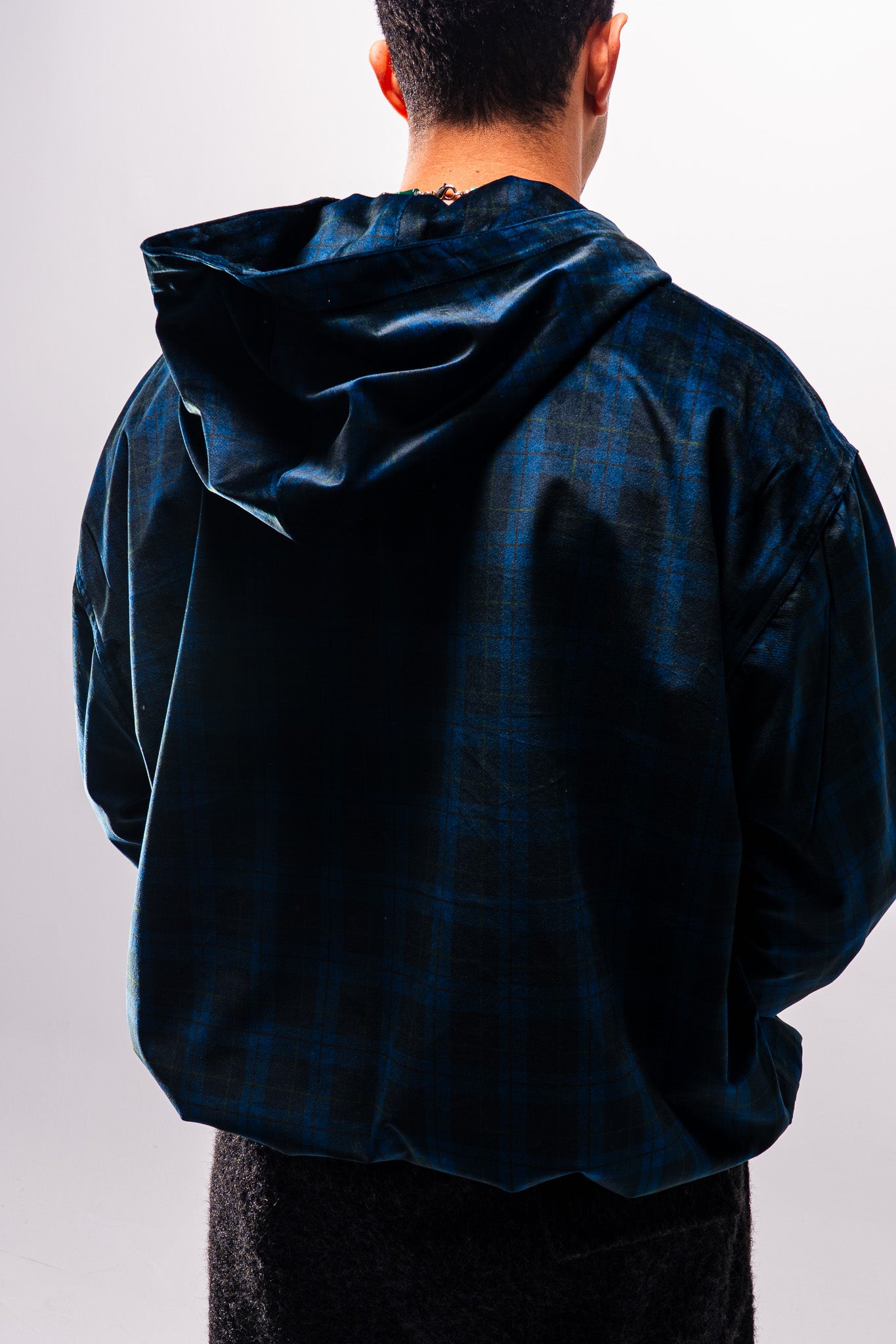 Cortex Collar Velvet Zip-up