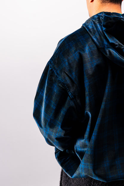 Cortex Collar Velvet Zip-up