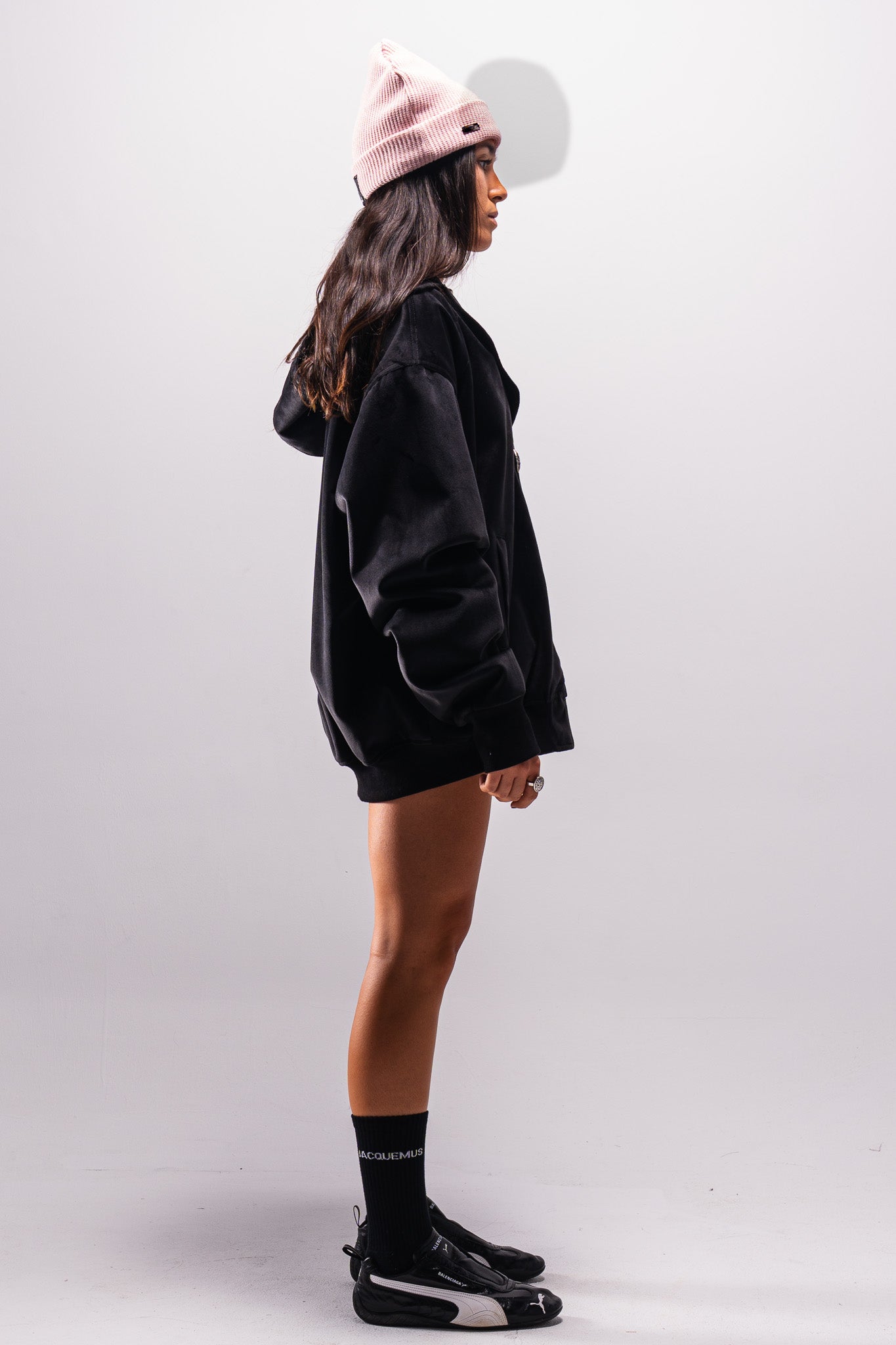 Cortex Collar Velour Zip-up