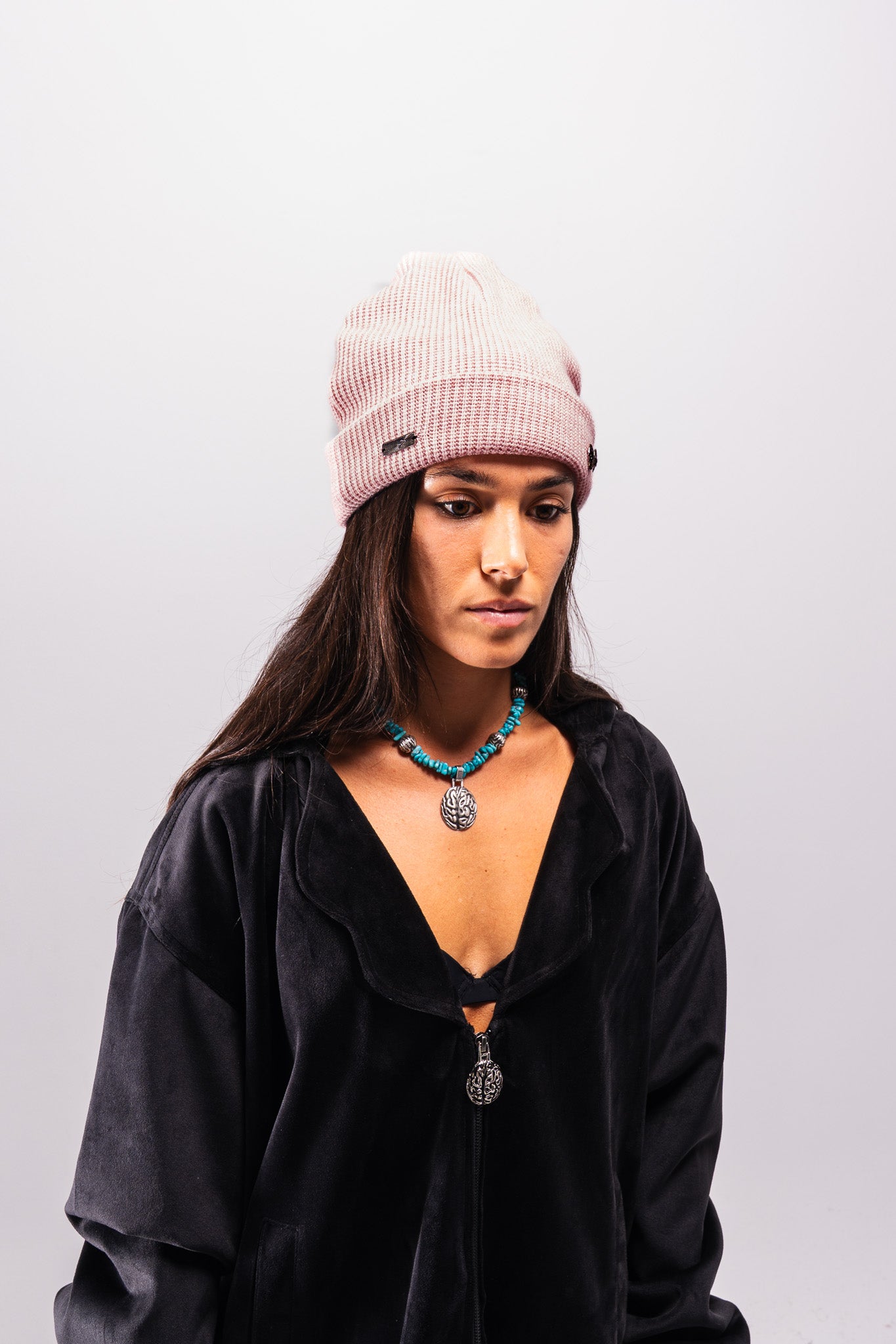 Cortex Collar Velour Zip-up