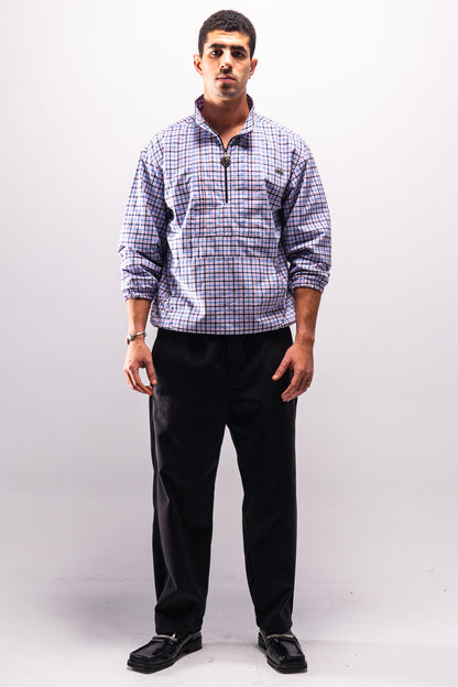 Silent Pleats Quarter Zip