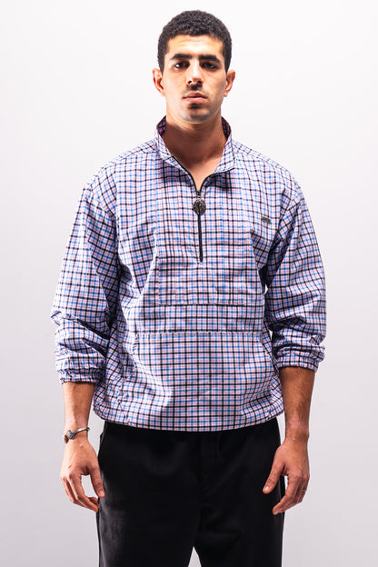 Silent Pleats Quarter Zip