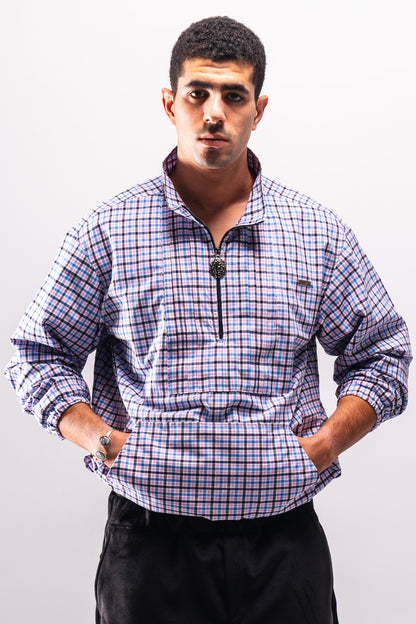 Silent Pleats Quarter Zip