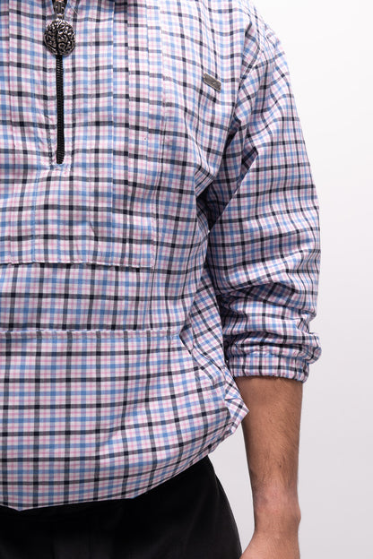 Silent Pleats Quarter Zip