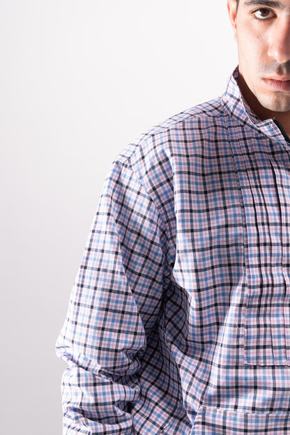 Silent Pleats Quarter Zip