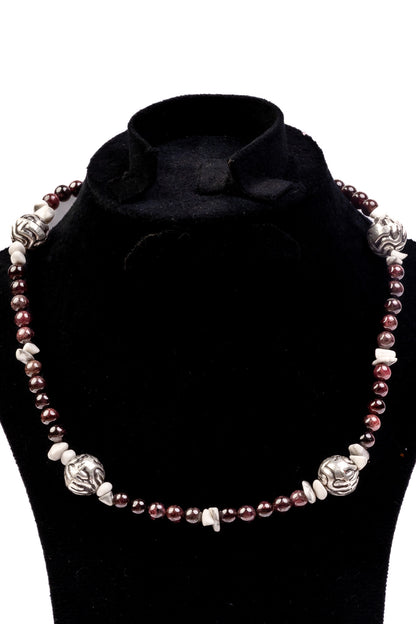 Garnet Thoughts Necklace