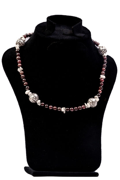 Garnet Thoughts Necklace